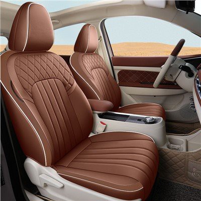 Juego completo de fundas de asiento de coche de cuero universal