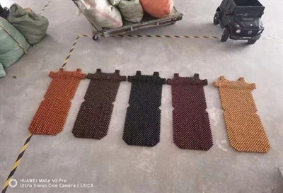 Cojines universales para asiento de coche de una sola pieza con cuentas de madera